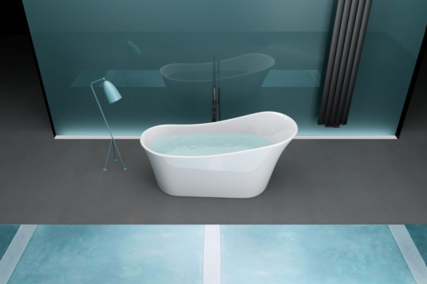 HIHEEL One Piece Freestanding Bathtub - HIHEEL 1700 - Image 3