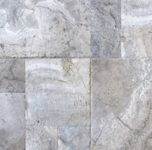 Silver Travertine Pavers