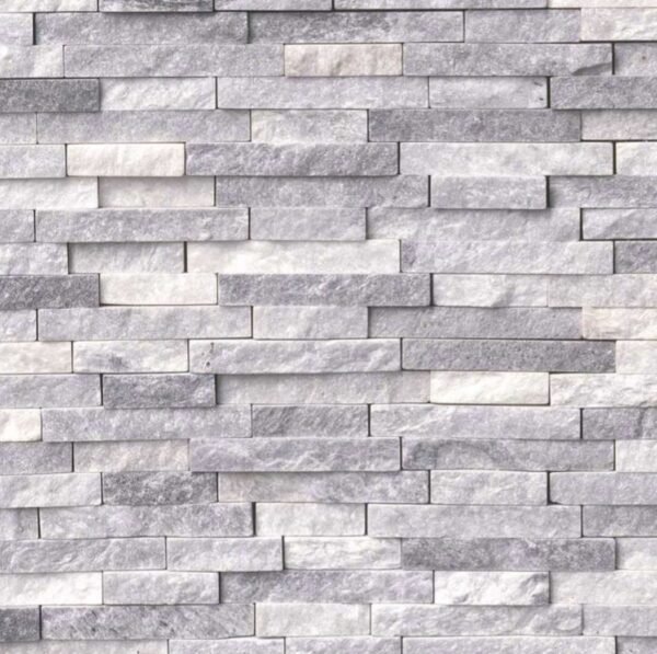 Alaskan Gray Split Face Interlocking Wall Tile