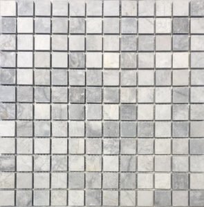 CARRARA BIANCO SQUARE POLISHED MARBLE MOSAIC