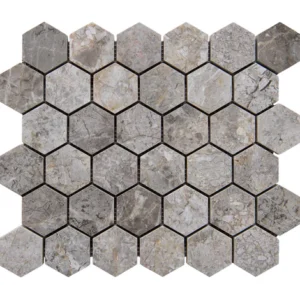 GOLDEN TUNDRA HEXAGONAL POLISHED MARBLE MOSAIC