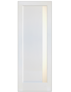 Luminous Frosted Panel Door