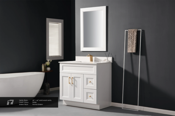 Solid Wood Vanity- 36″\42″ - Image 3