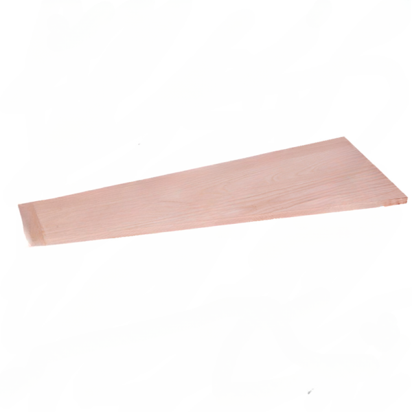 ST101-PR  Standard Pie Shape Square Edge with the Return Open Right Red Oak