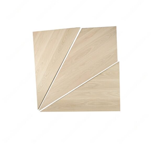 ST101-TL  Set of the Triangle and Rhombus Square Edge Left Turn Red Oak